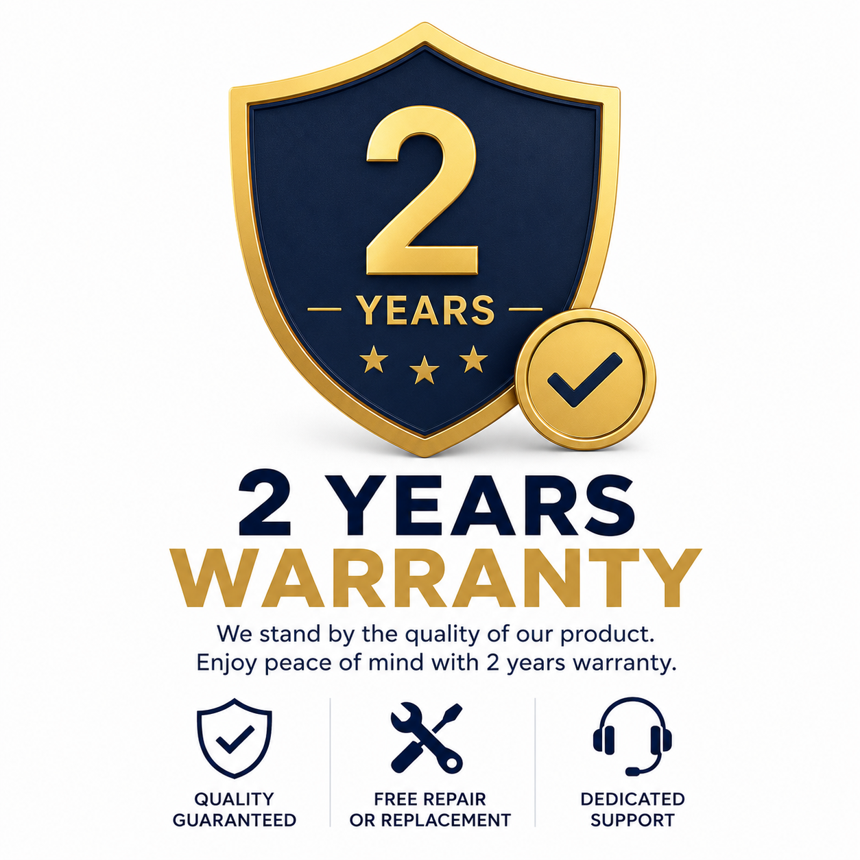 2-Year Warranty